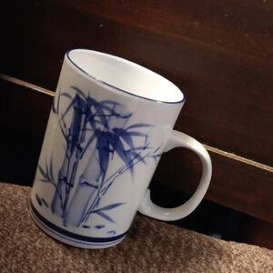 Classic Blue Bamboo Mug FROM WORLD MARKET